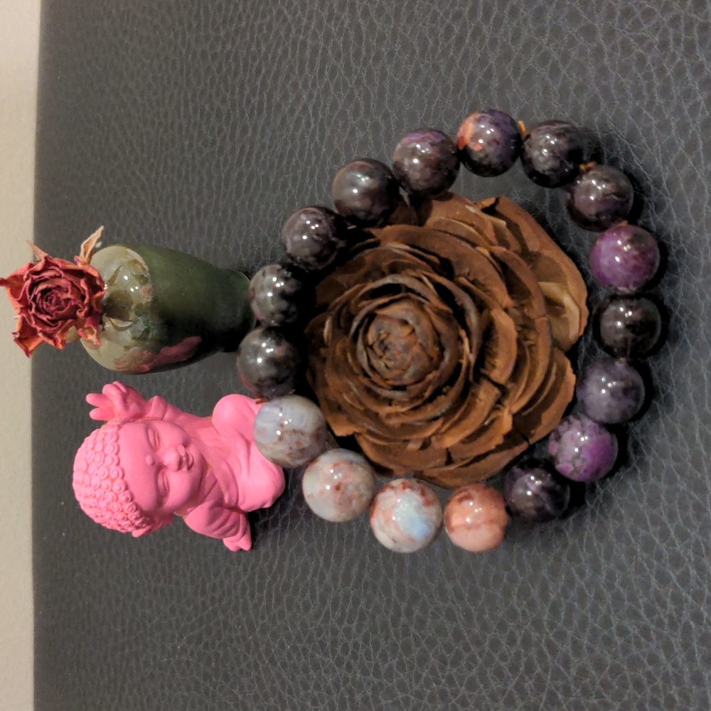 LAST ONE ⚠️Handcrafted semi-precious stone bracelet